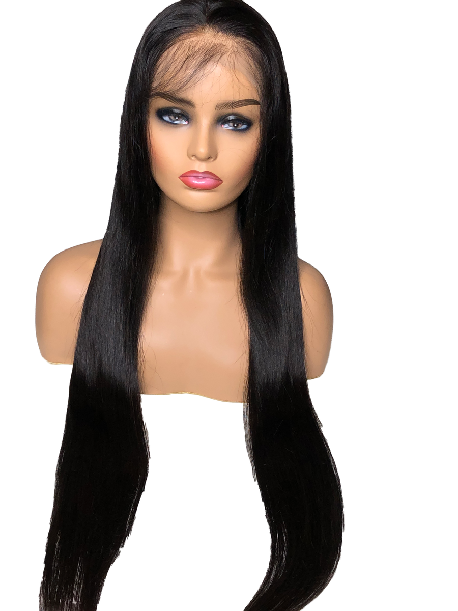 Natural Swiss Lace Front Women's Wig With 180 Density from Lillian