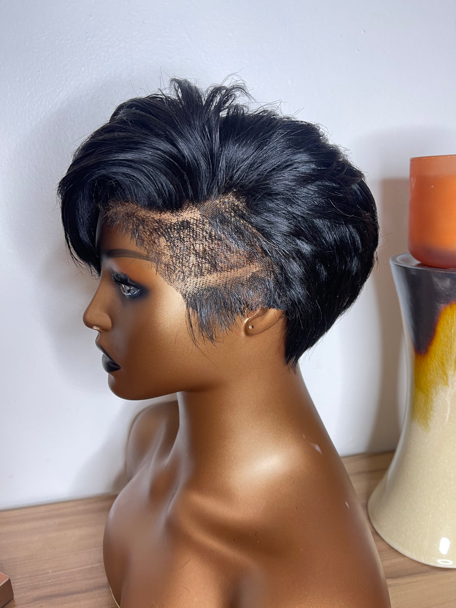 Pixie Cut Swiss Lace Front Wig from Lillian Michel The Beauty Hub