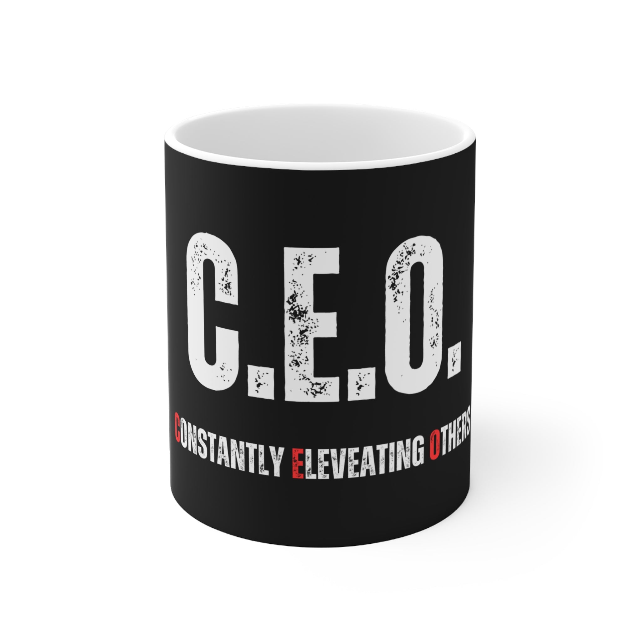 Motivational Mug 11oz - CEO Coffee Cup, Ceramic