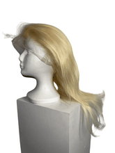 613 Full Lace Human Hair Wig Blonde Straight – 180% Density Transparent Lace for a Seamless, Glamorous Look!