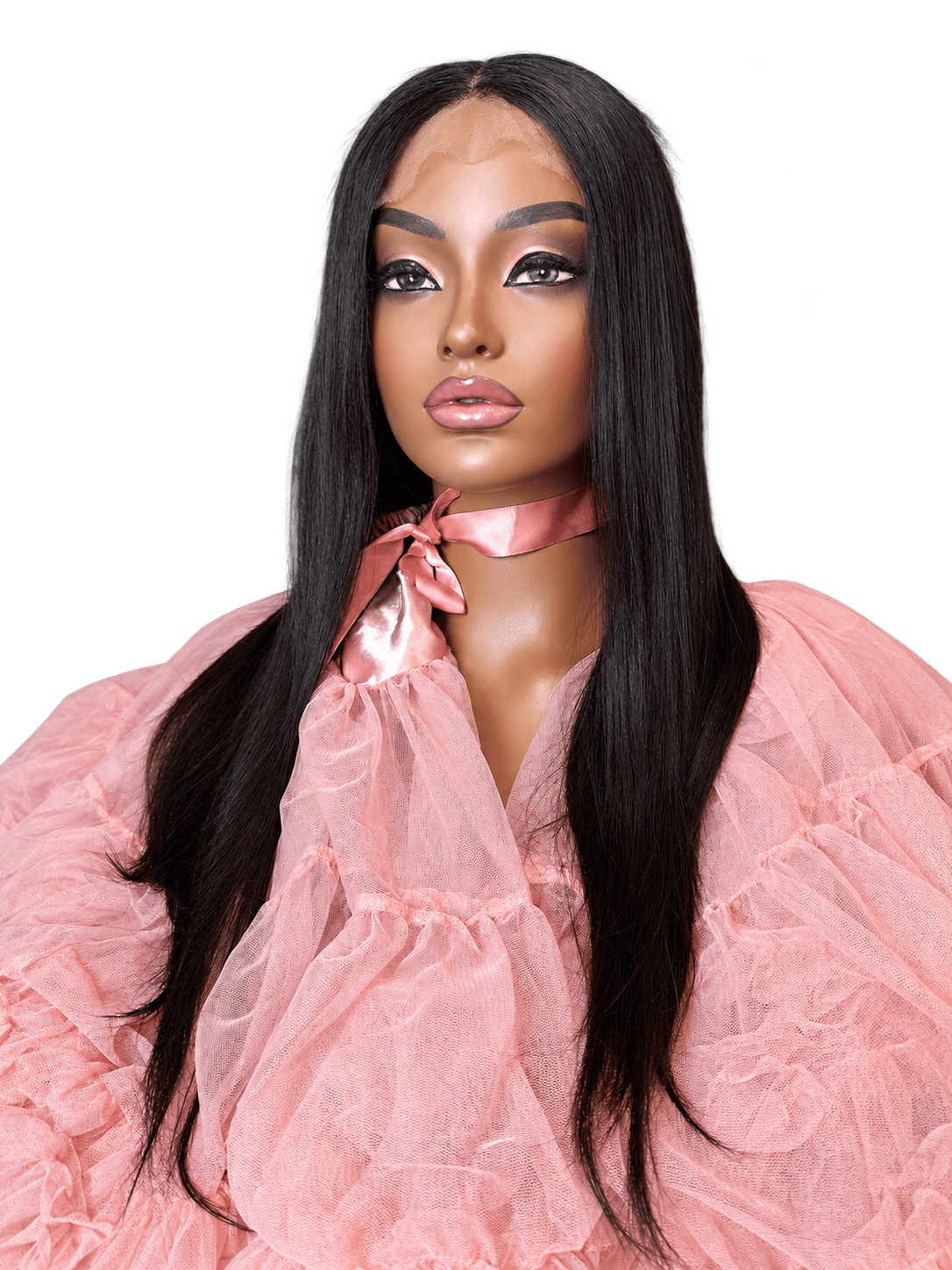 20 inch black straight raw hair