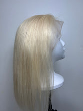 613 Full Lace Human Hair Wig Blonde Straight – 180% Density Transparent Lace for a Seamless, Glamorous Look!
