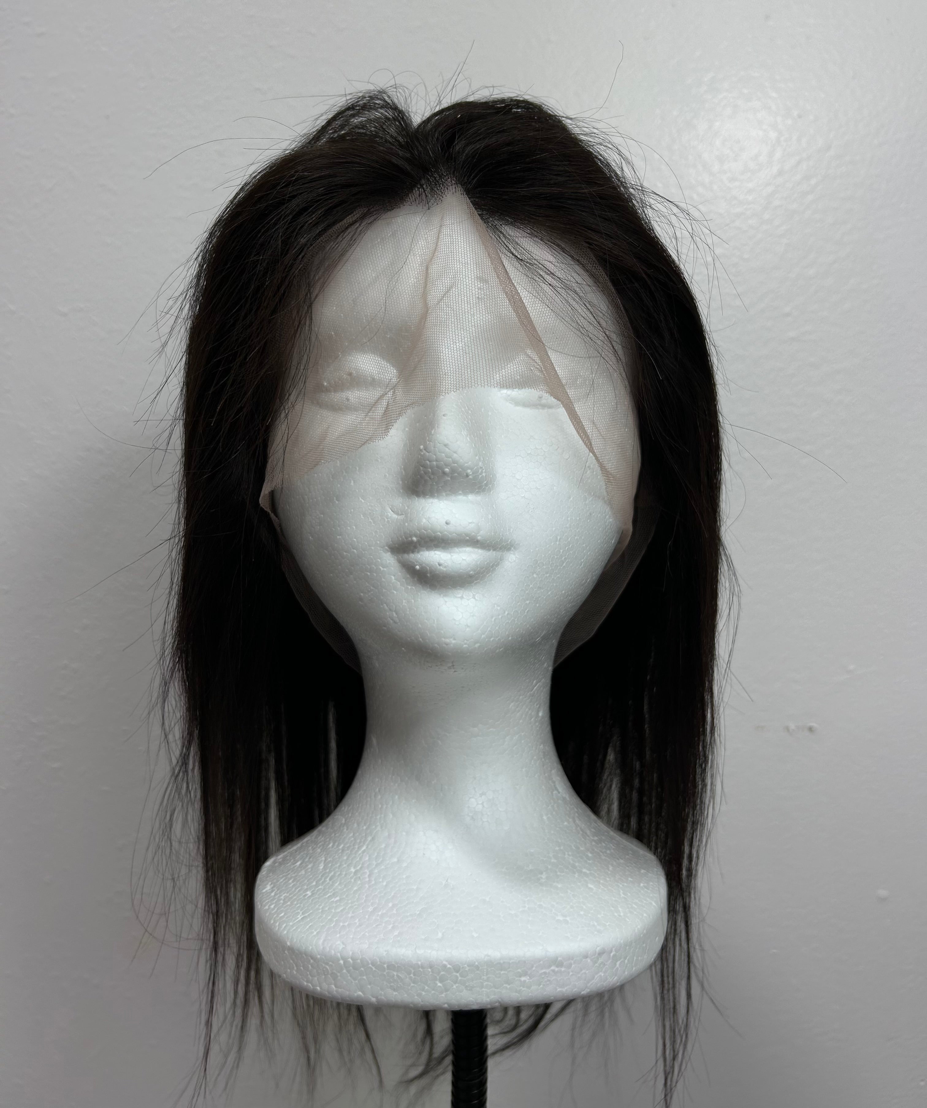 12 Inch Full Lace Wig, 1B Color – Natural Elegance in Every Strand