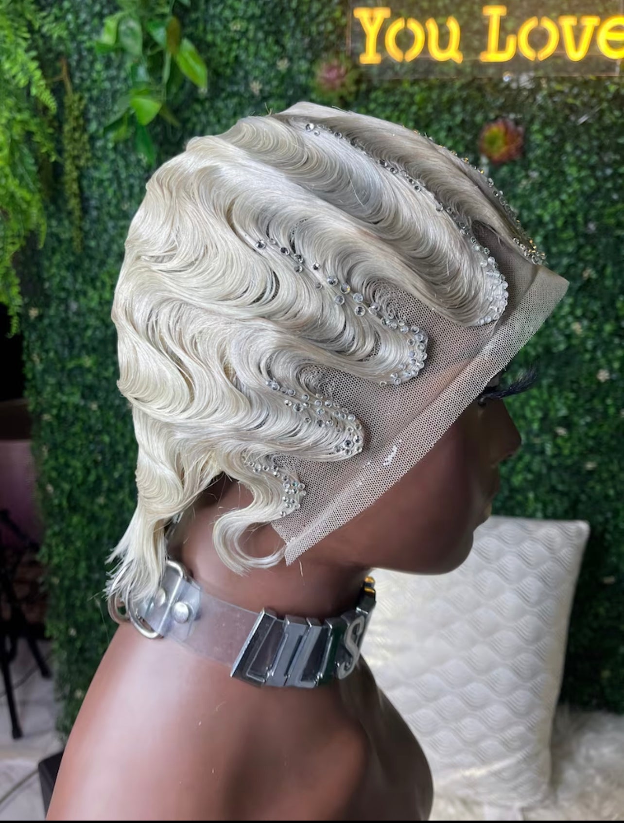 The Glam Lux Finger Wave Lace Front Wig