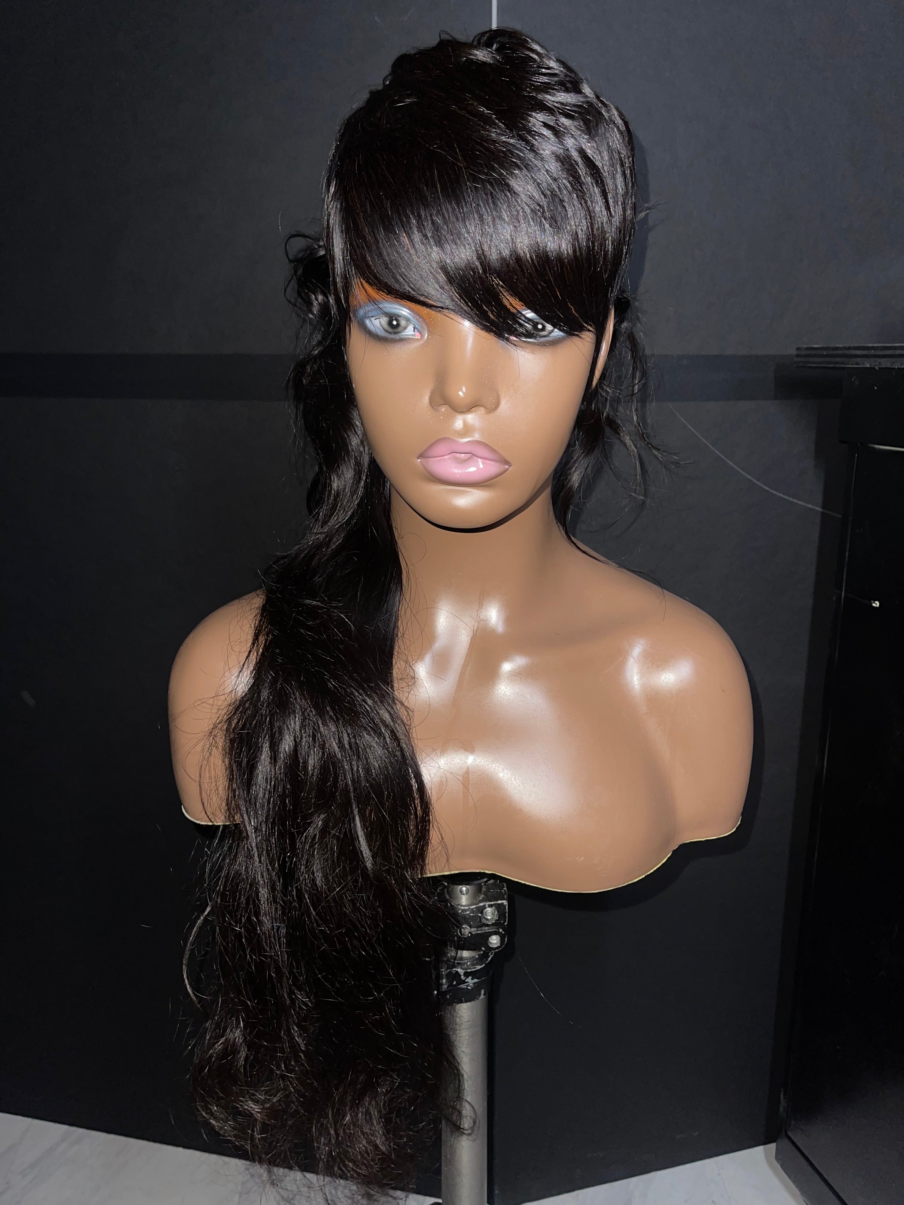 No Lace 26” Body Wave Mullet Style