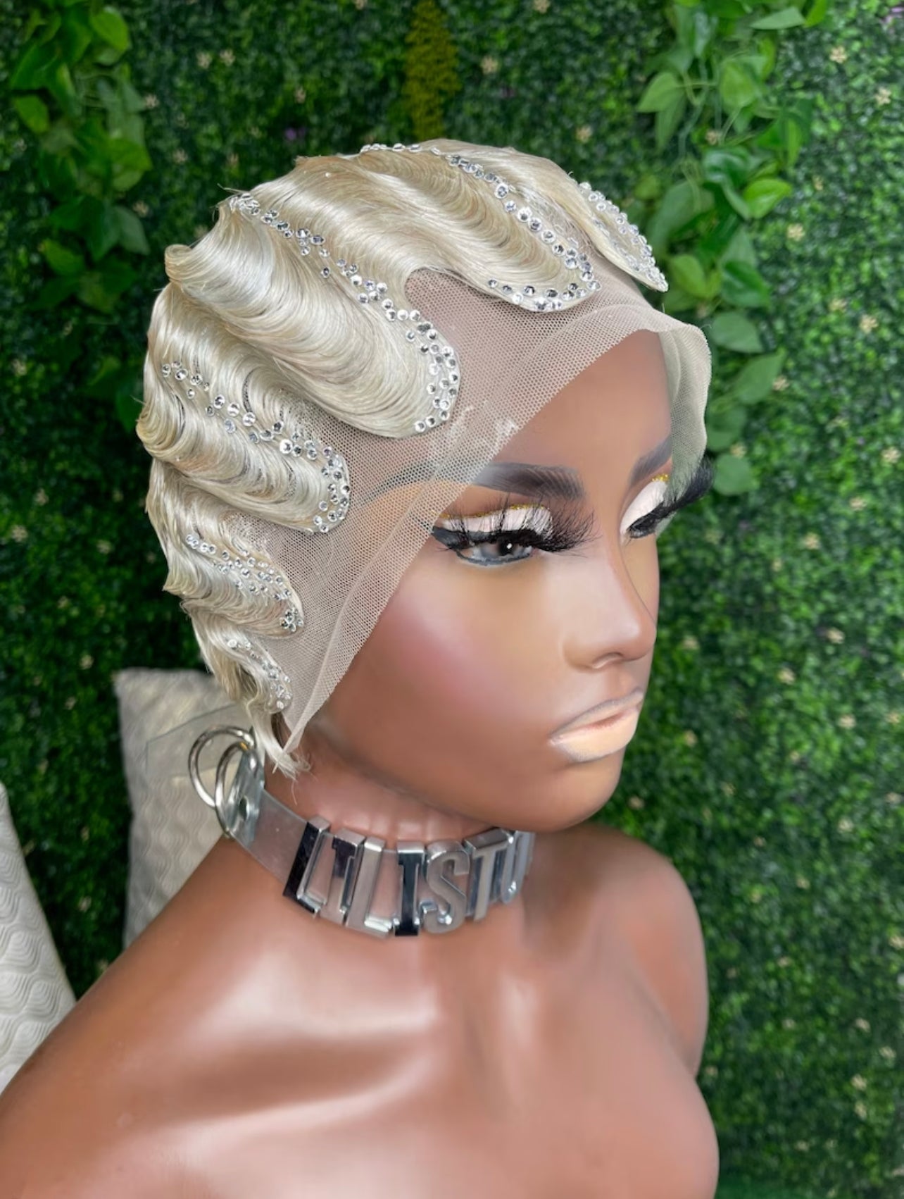 The Glam Lux Finger Wave Lace Front Wig