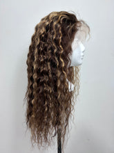 20 Inch Highlight Curly Lace Front Wig 13x6 Human Hair – Honey Blonde Ombre with 180% Density for Effortless Glam!