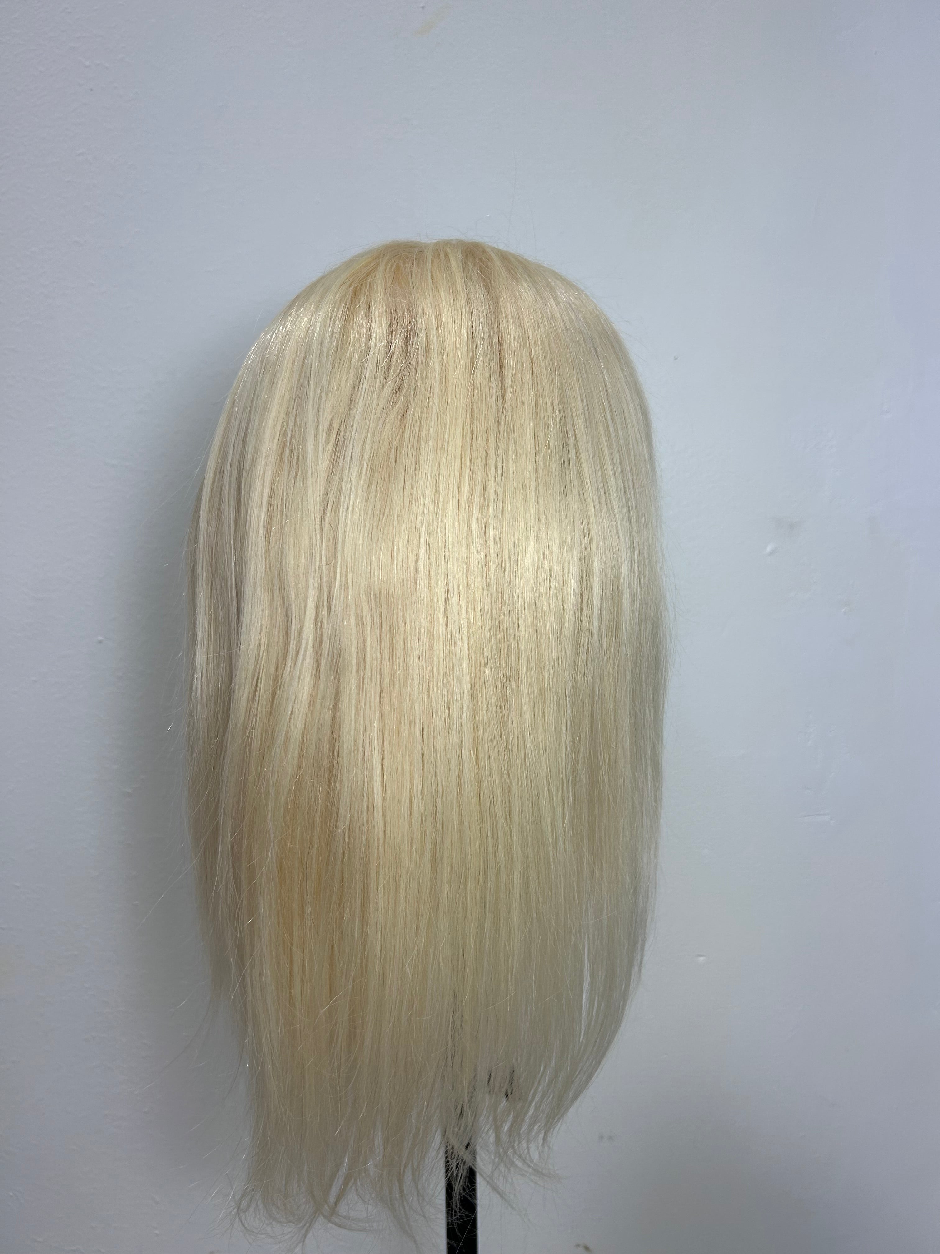 613 Full Lace Human Hair Wig Blonde Straight – 180% Density Transparent Lace for a Seamless, Glamorous Look!