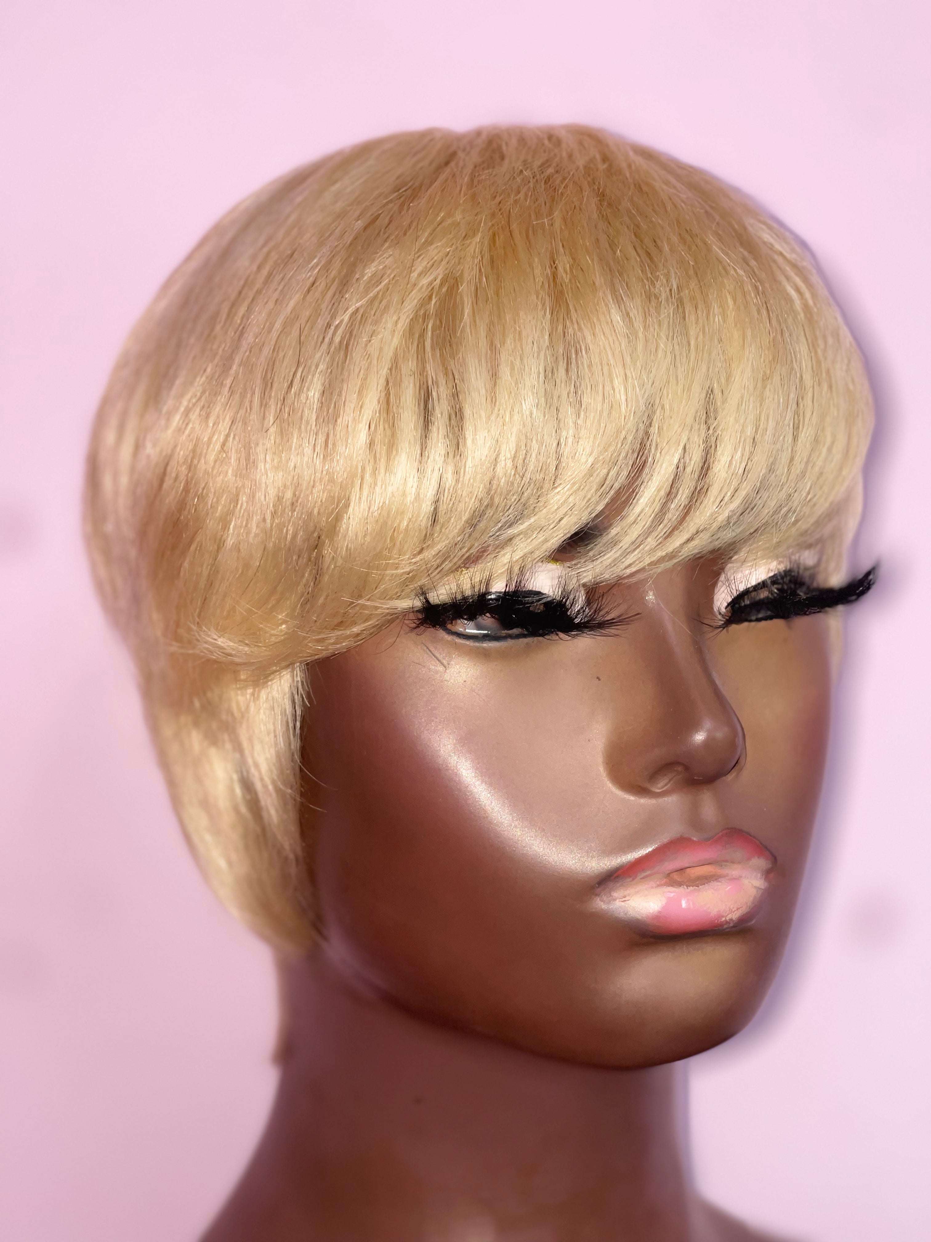 Machine Made 613 Custom 613 Shortstyle Unit No Lace Wigs