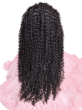 26-Inch Kinky Curly Premium Human Hair Glueless Wig