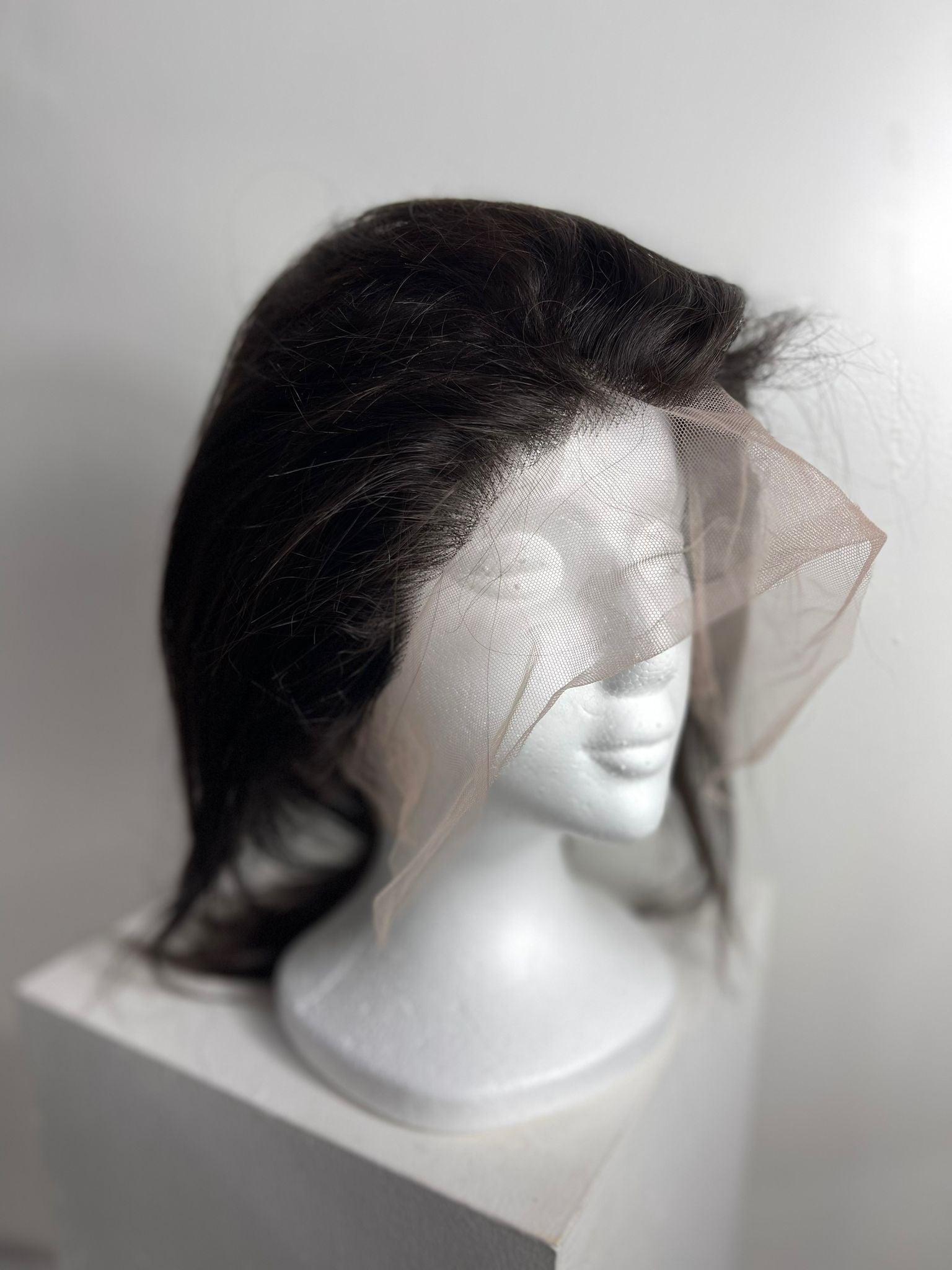 12 Inch Full Lace Wig, 1B Color – Natural Elegance in Every Strand