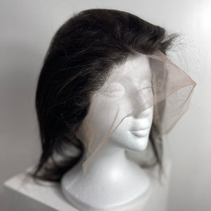 12 Inch Full Lace Wig, 1B Color – Natural Elegance in Every Strand