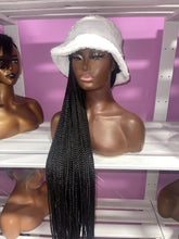 Fur Hat Braided Wig
