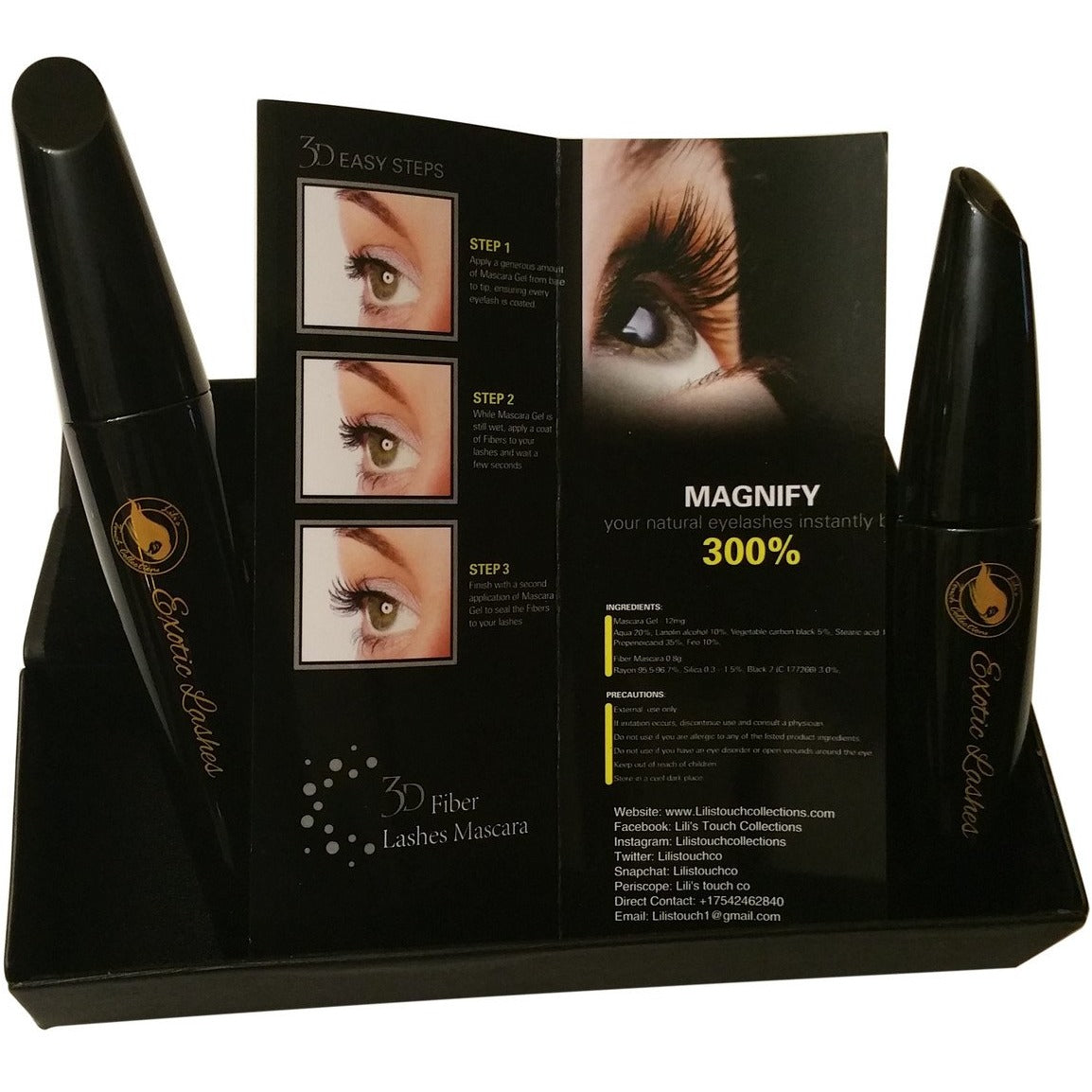 Water Resistant  New 3D Lashes Women's Mascara