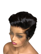 Swiss Lace Front Women's Wig Sexy Lady Short Style