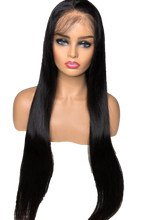 Natural Swiss Lace Front Women's Wig With 180 Density