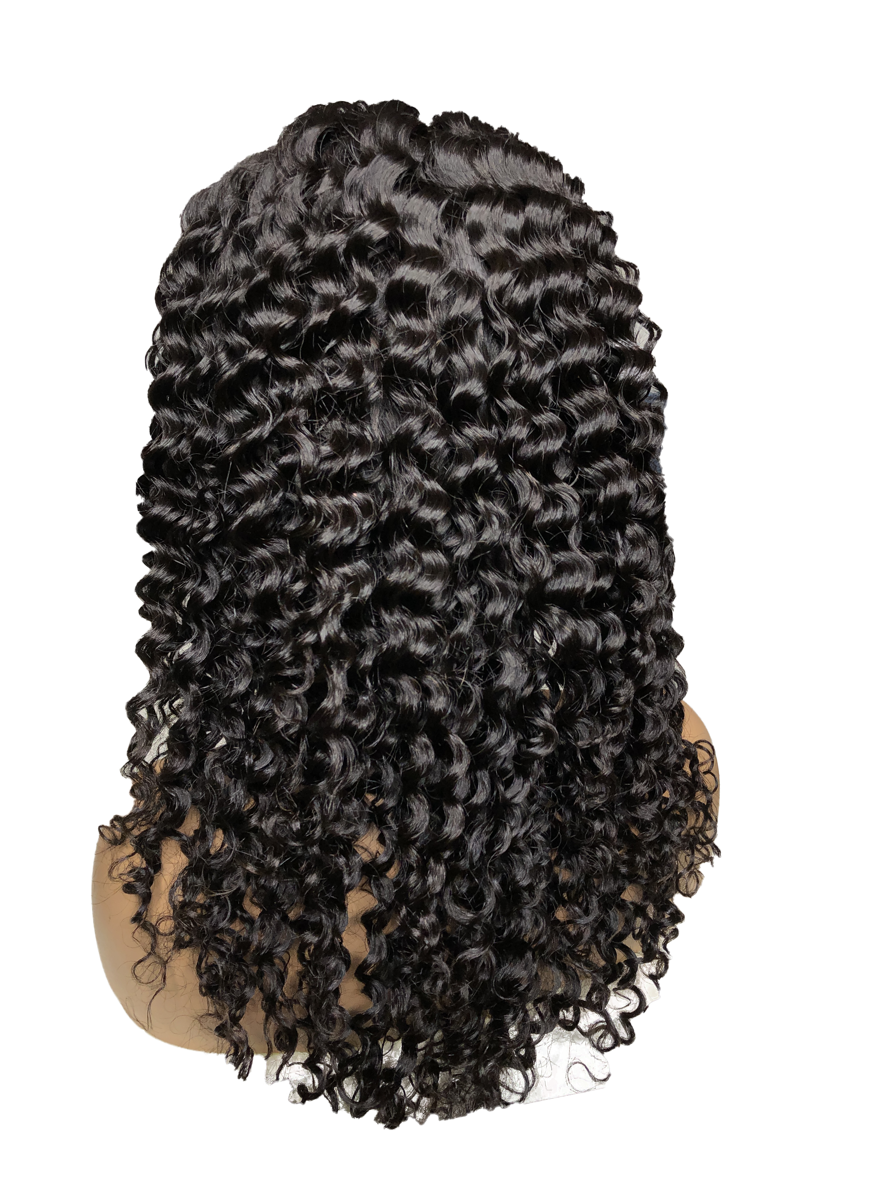 Lace Front Jerry Curly Swiss Lace Women's Wig