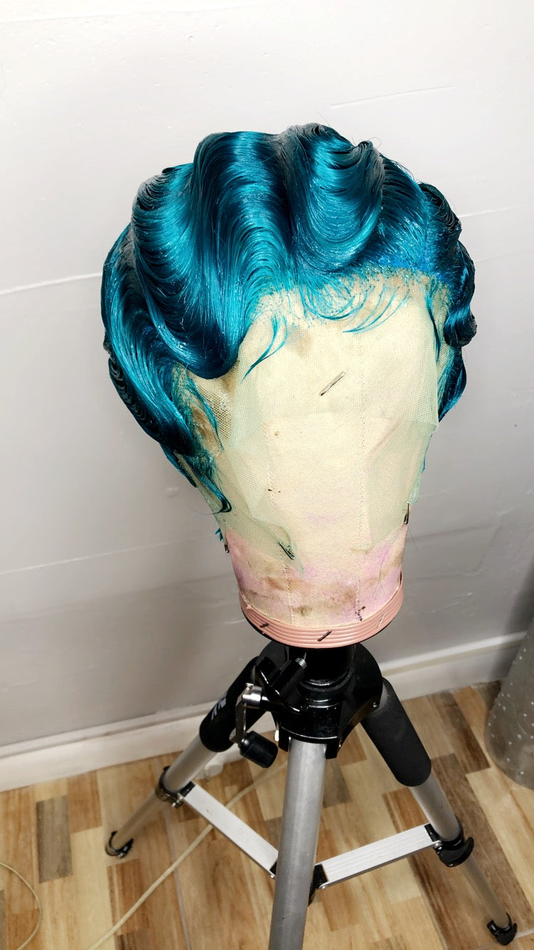 Brazilian Trina Vintage Style Custom Lace Front  Wig