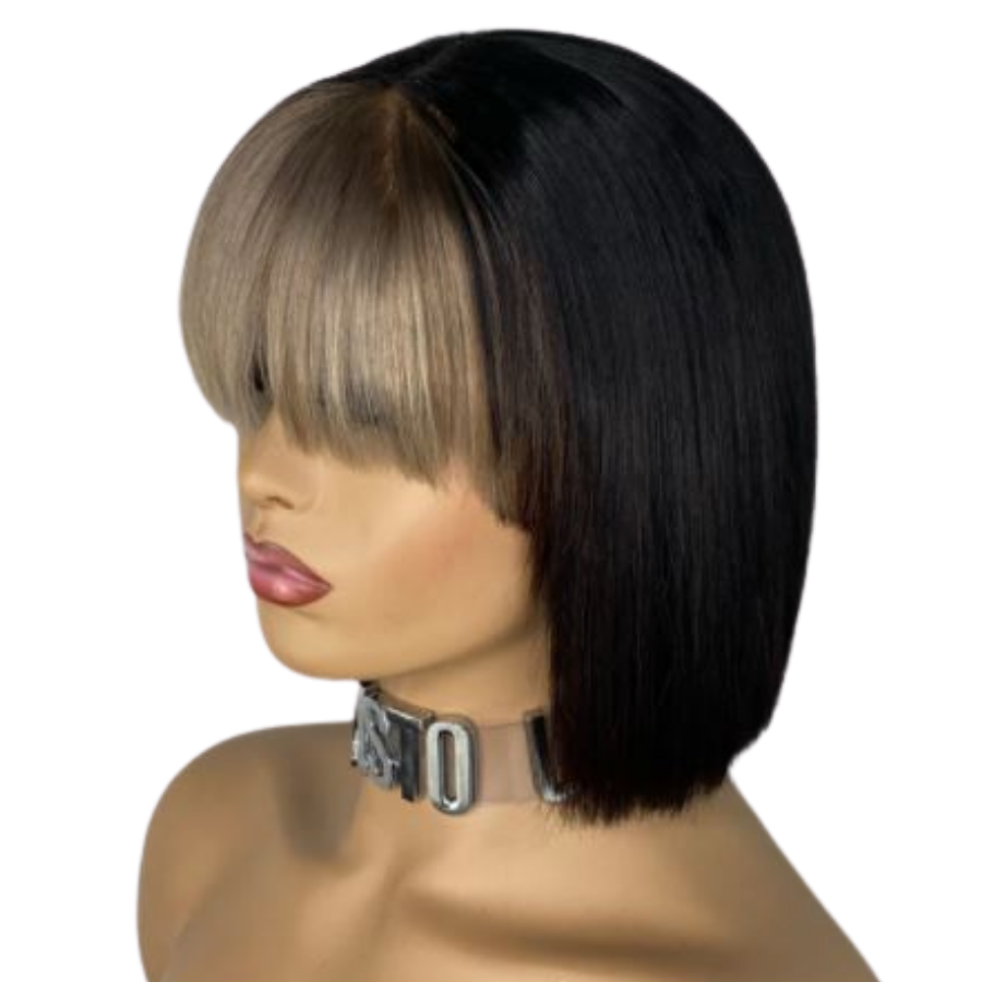 100% Human Hair The Banyang Bob/ Lace Closure Bob