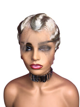 Custom Made Lace Front Finger Wave Women's Wig
