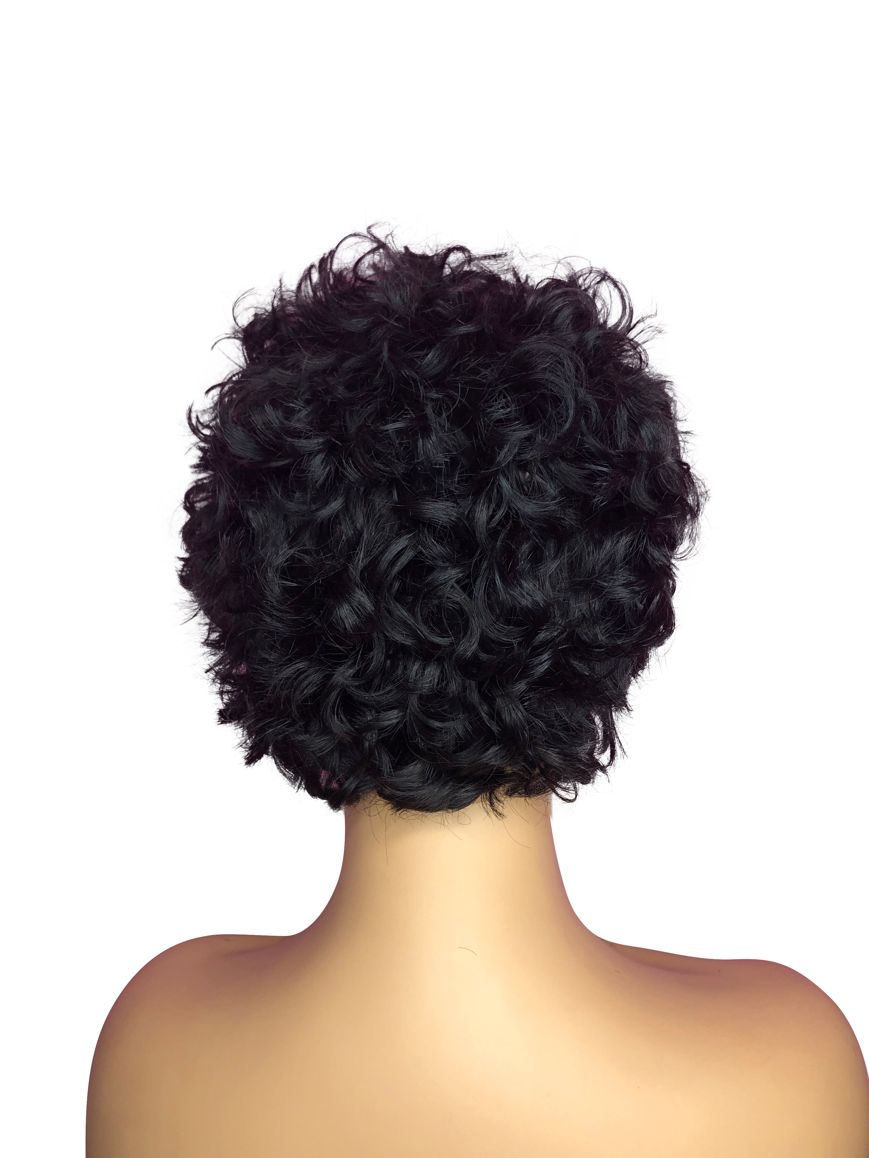 Natural Nia Custom Made Short Style Women's Wig-Curly Cut-Collection