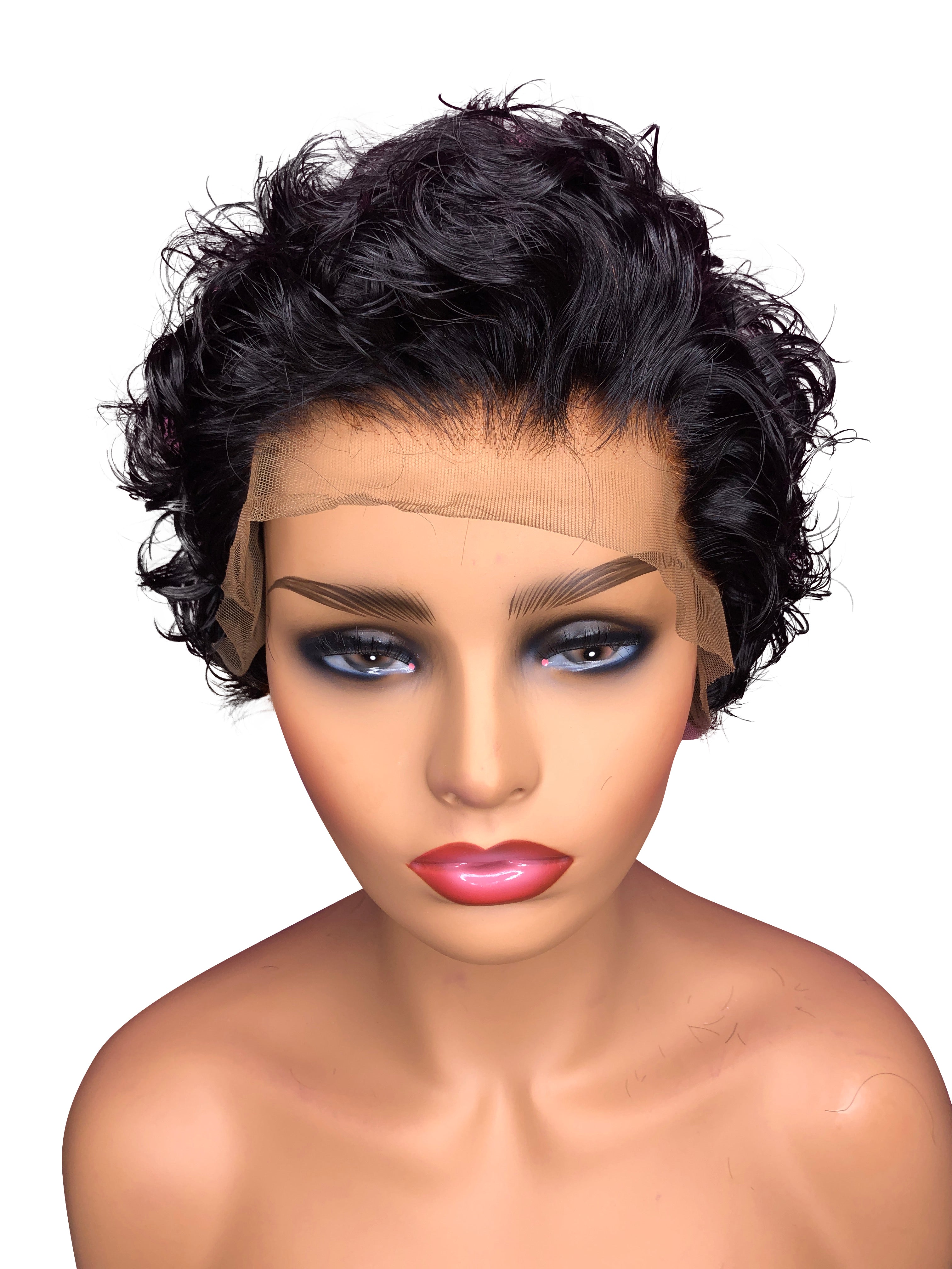Natural Nia Custom Made Short Style Women's Wig-Curly Cut-Collection
