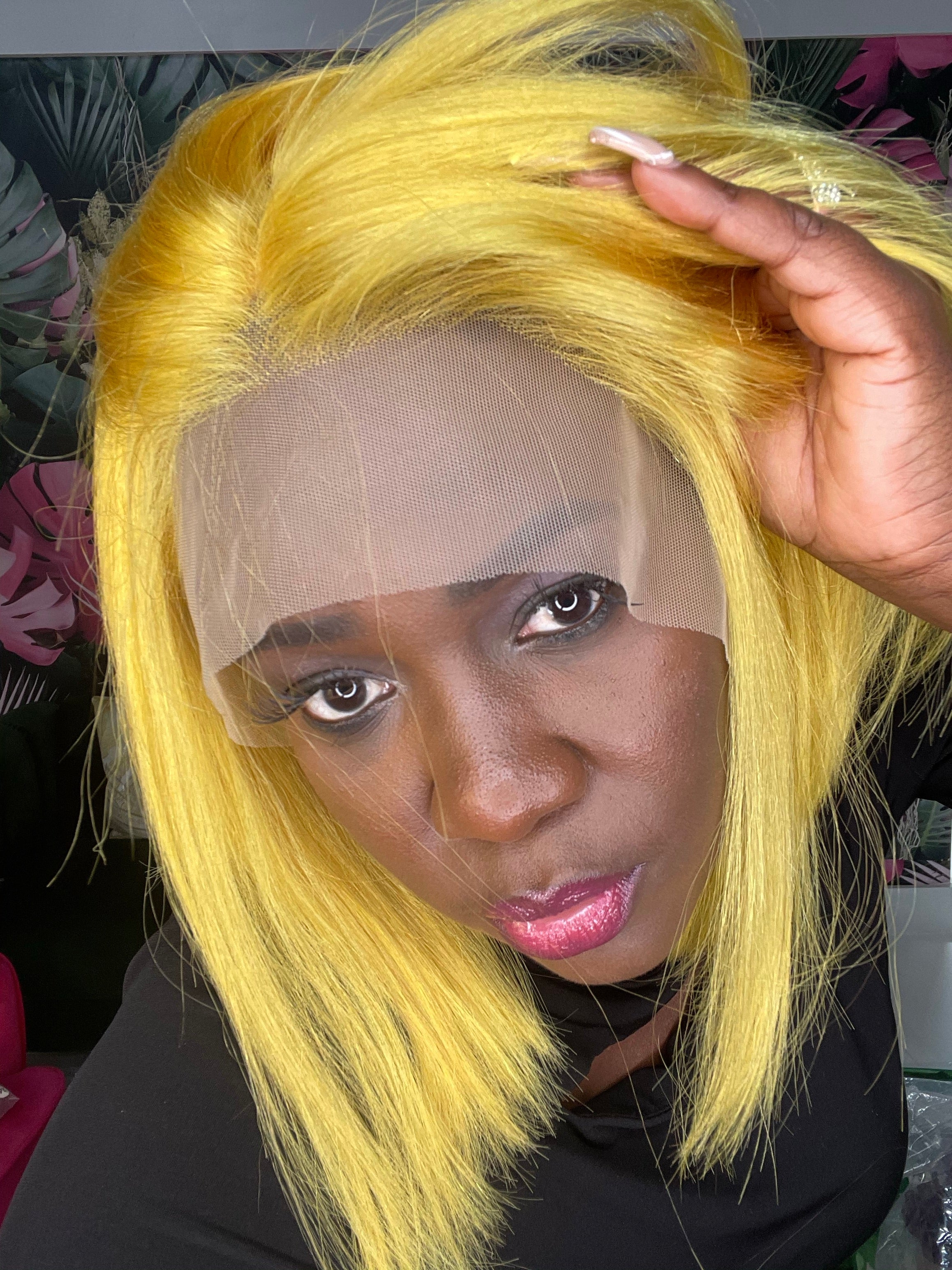 100% Human Hair Lace Front Bob