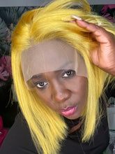 100% Human Hair Lace Front Bob