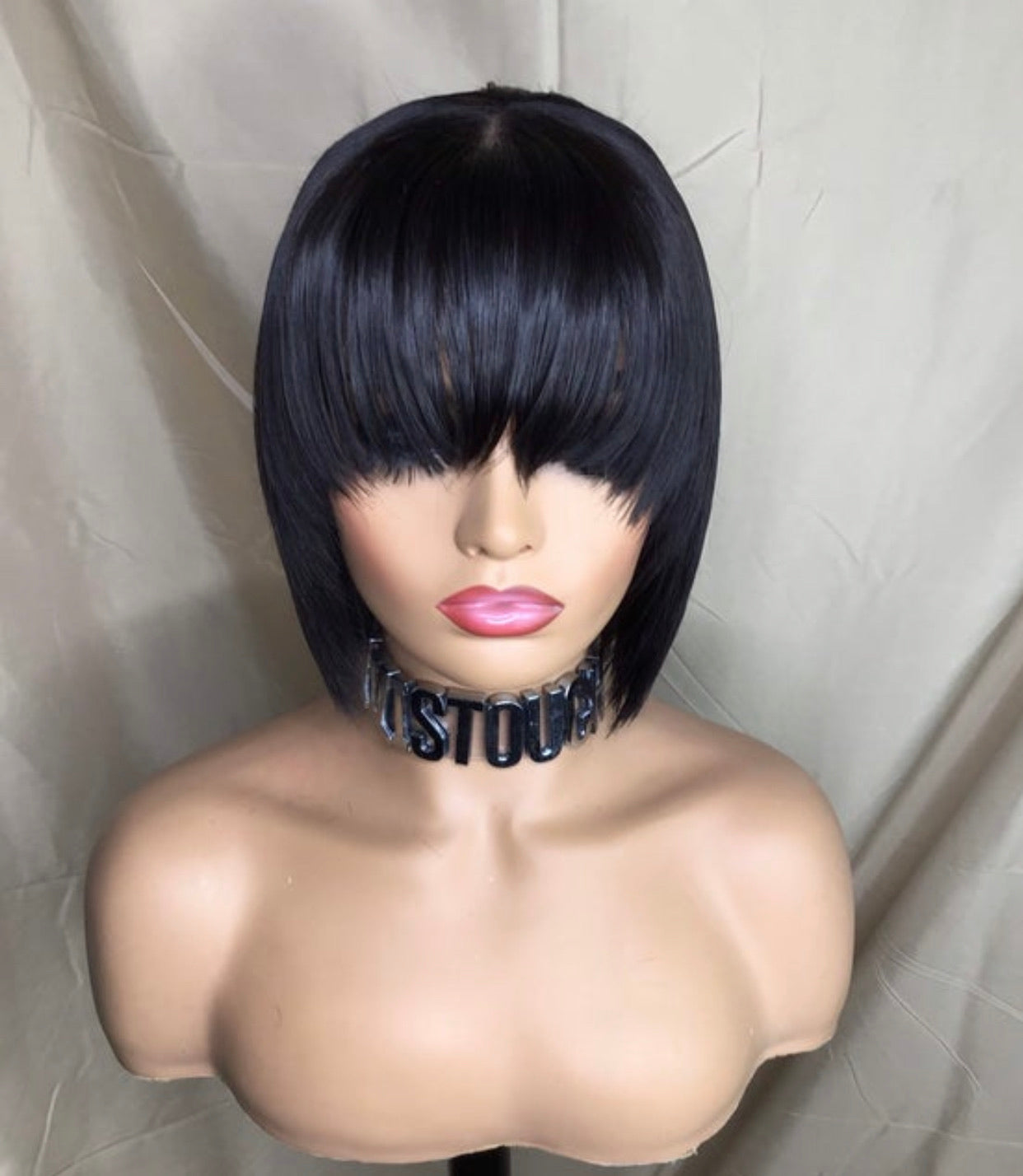 Natural Brazilian Tony Bang Bob