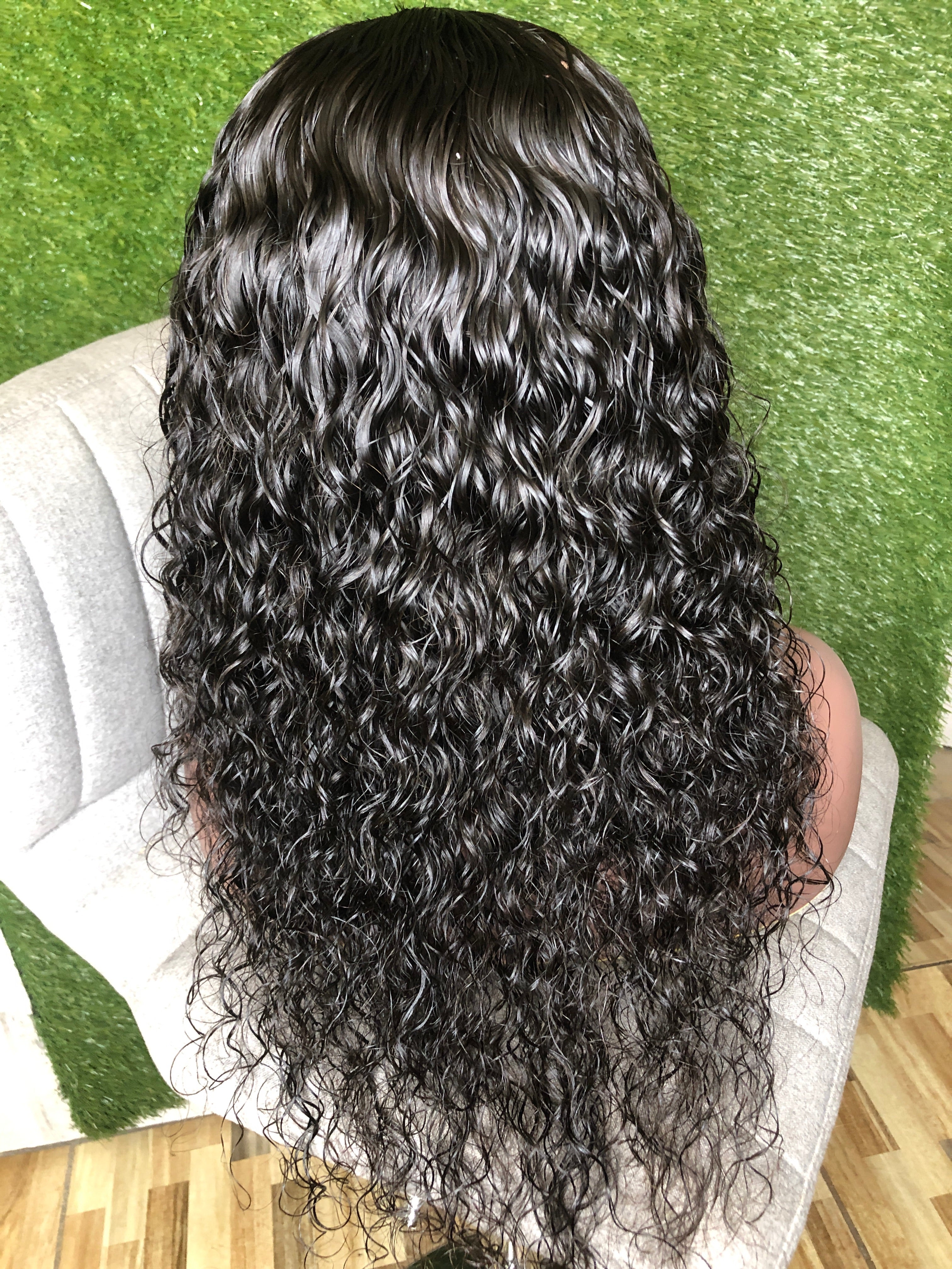 Custom Made Swiss Lace Closure Women's Wig Curly Wigs