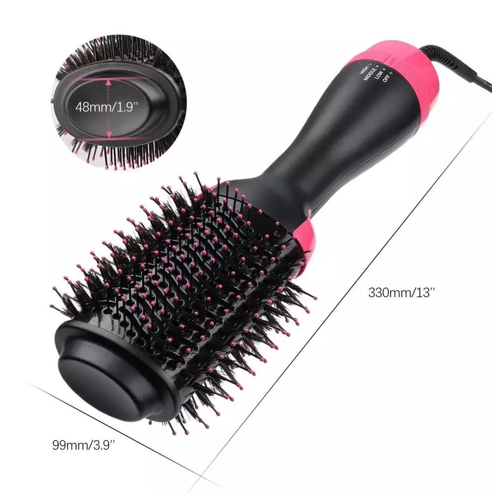 5 in 1 Rotating Straightener Hair Dryer Brush for Moisture & Shiny Hair