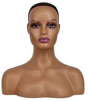 Top Quality PVC  Silicone Mannequin Women's Wig Head