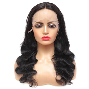 Brazilian Body Wave Transparent Lace Front Women's Wig