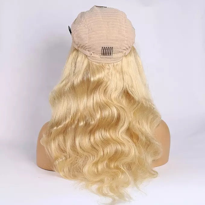 Natural 613 Body Wave Swiss Lace Front Wig