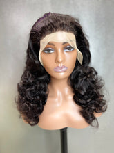Natural Loose Curls Swiss Lace Front Wig