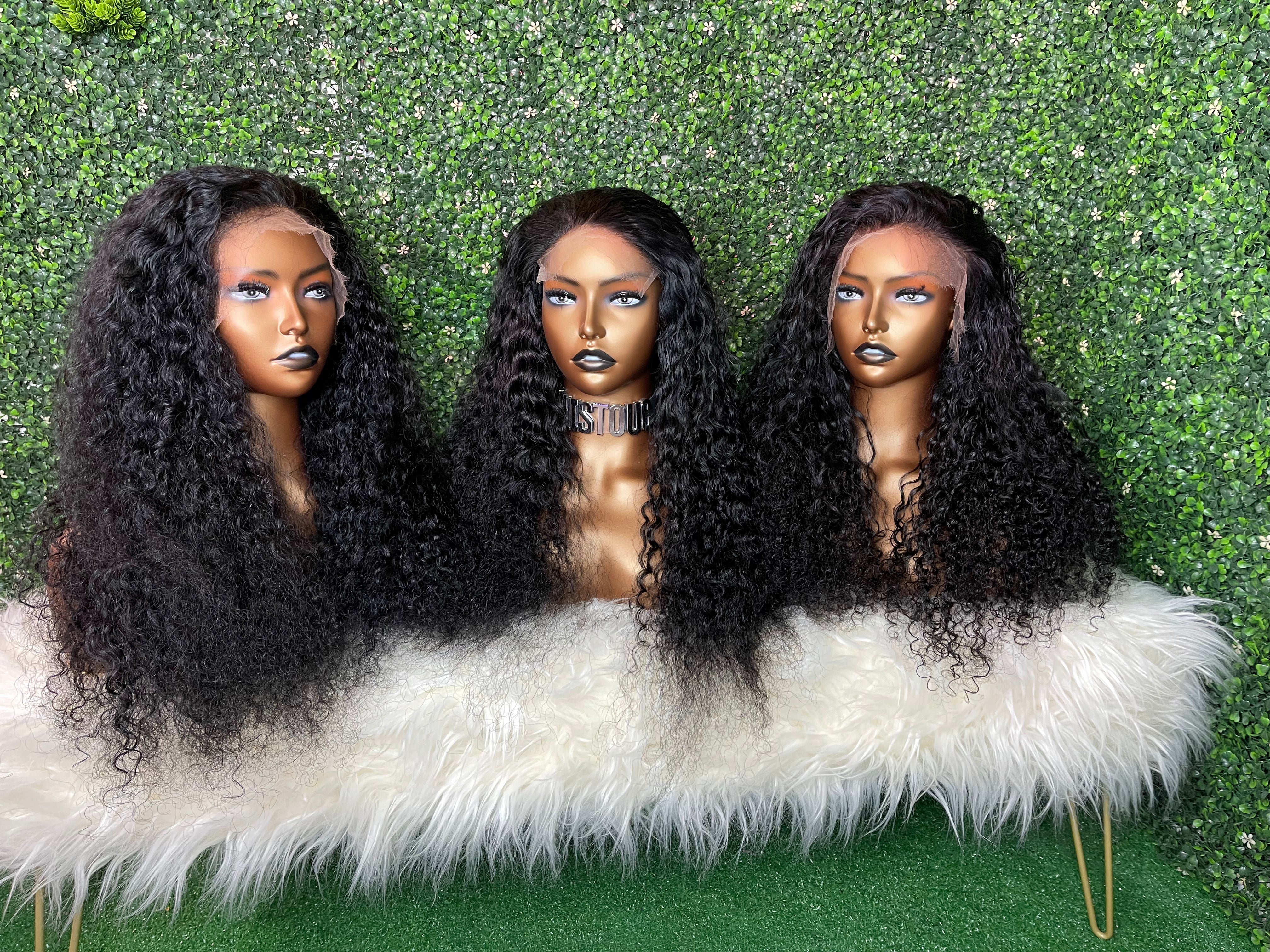 Black Burmese HD Curly Texture Thin Lace