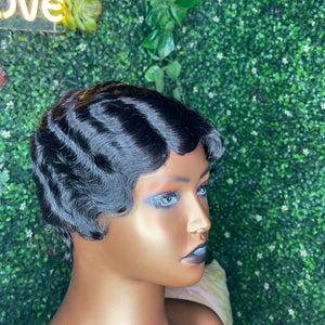 Machine Made Jas Unit No Lace Wigs