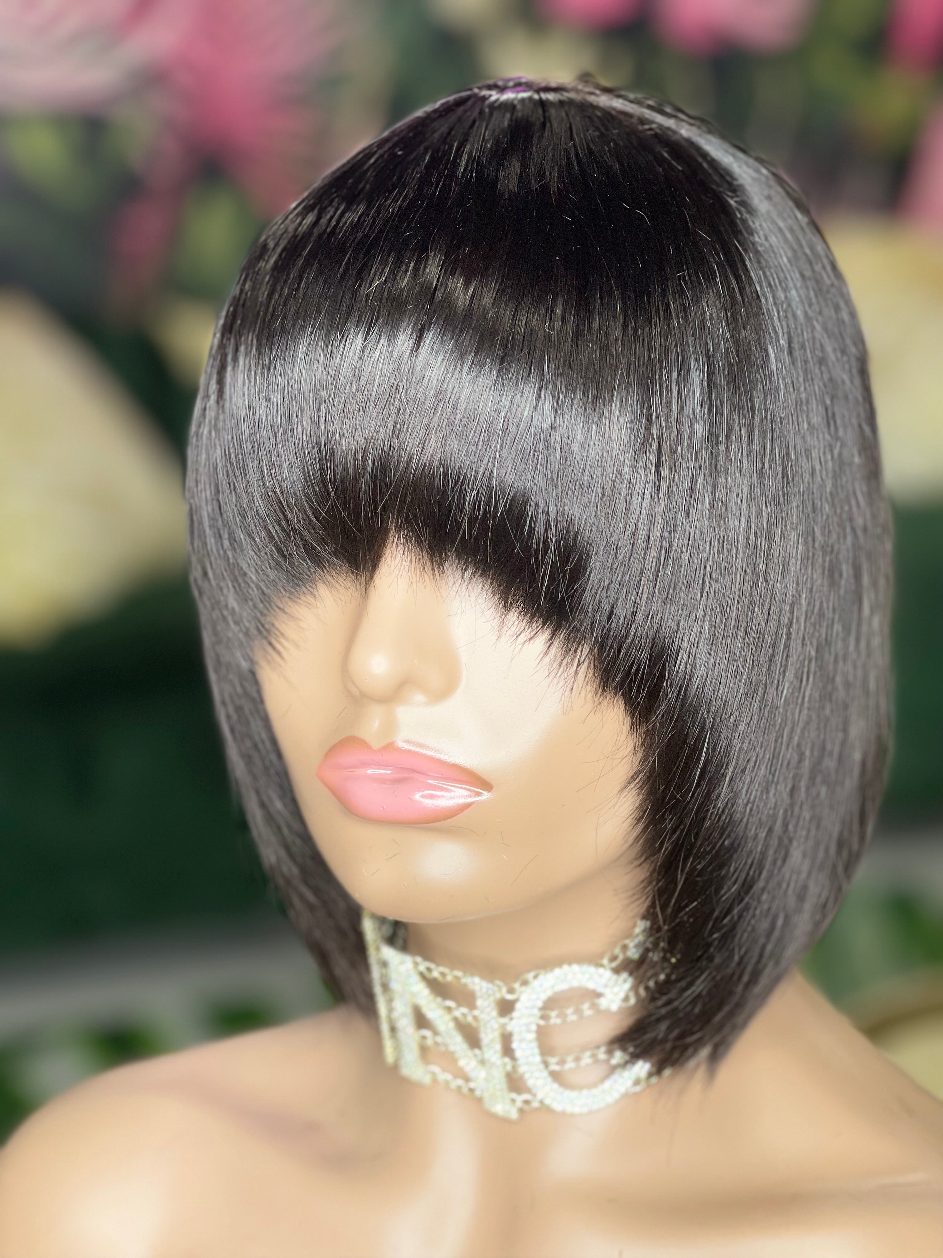 Natural Brazilian Tony Bang Bob