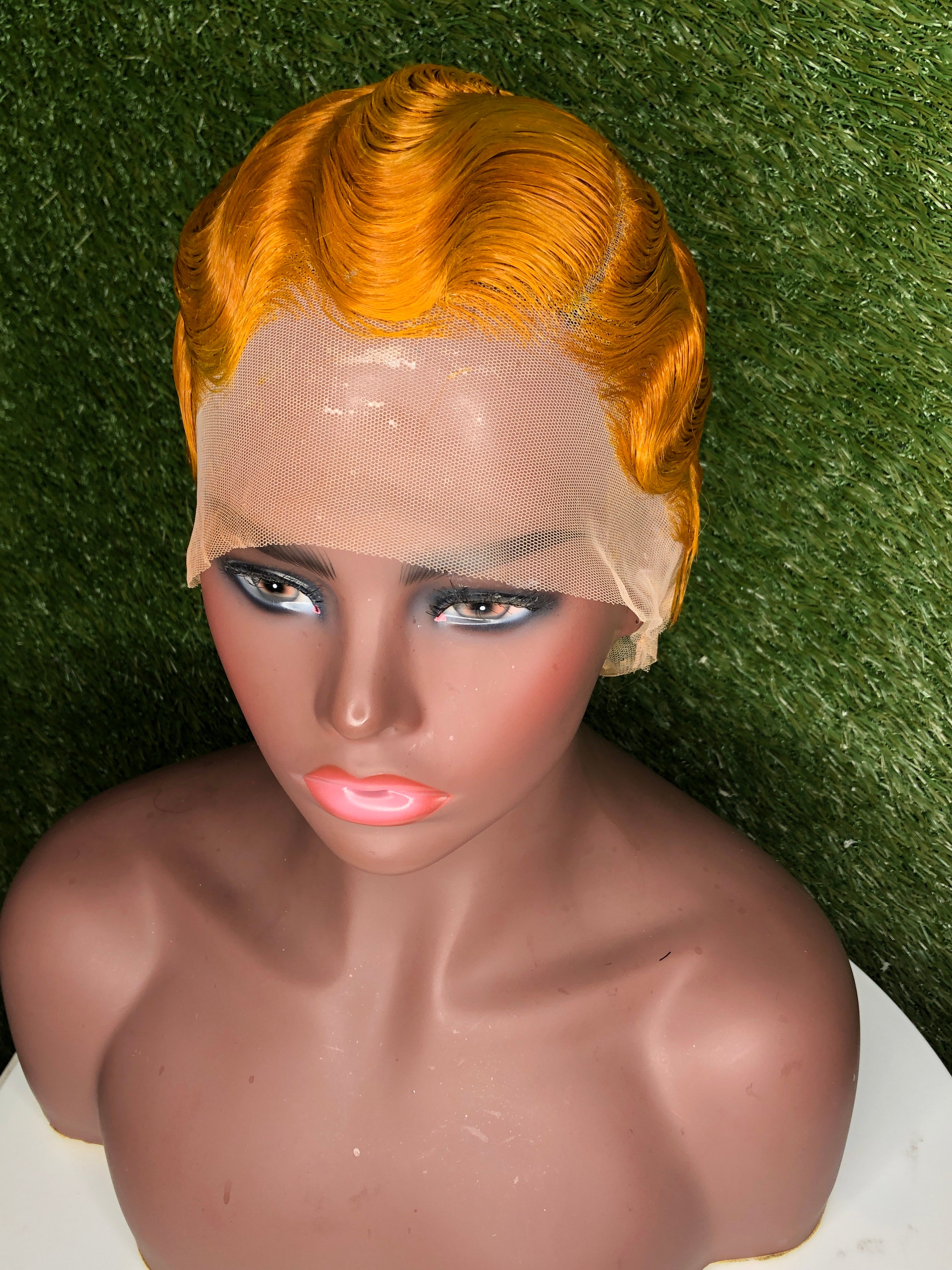 Brazilian Lace Front Custom Finger Wave Unit