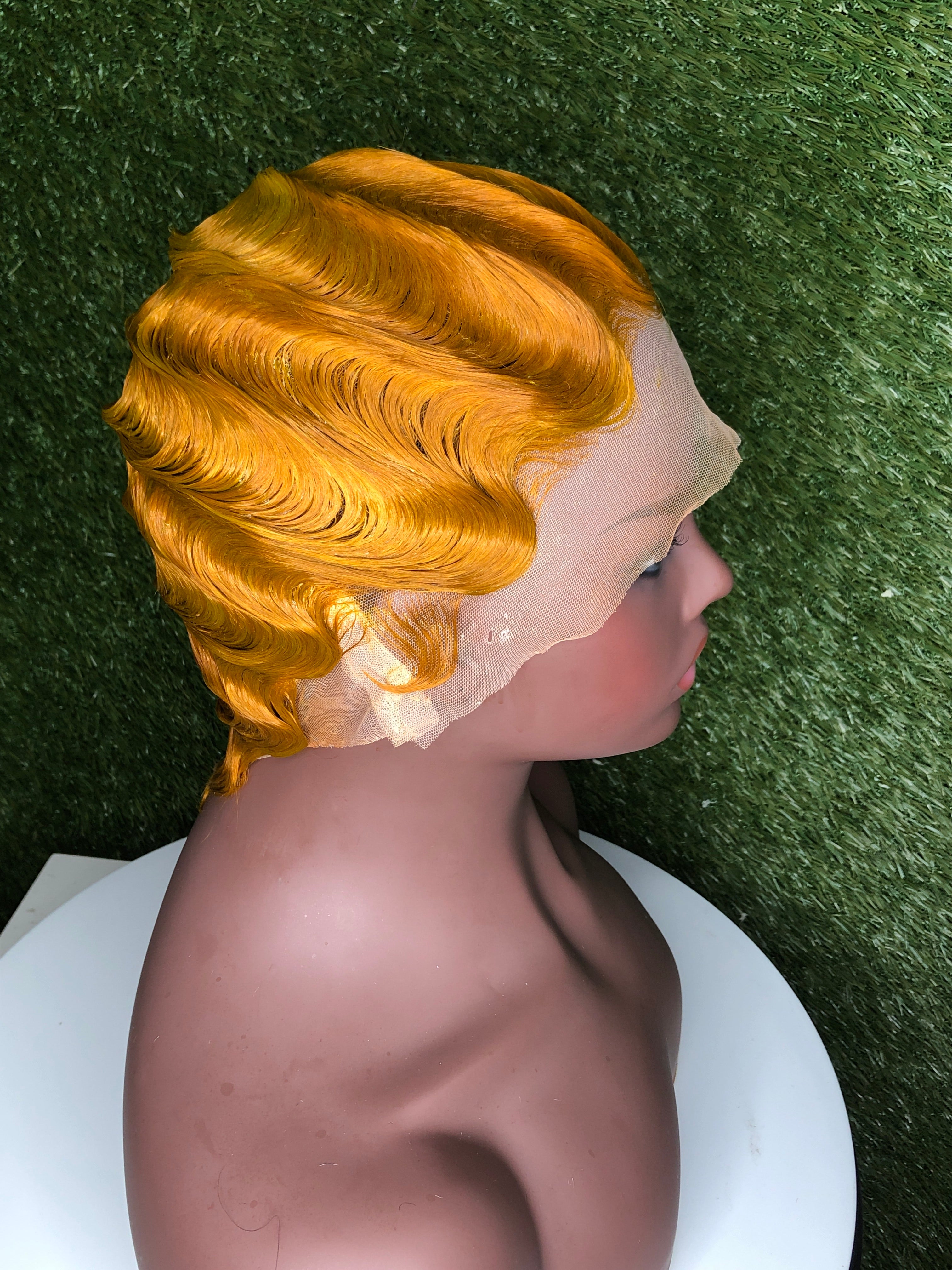 Brazilian Lace Front Custom Finger Wave Unit