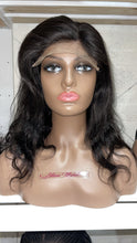 Brown Body 100% Human Hair Wave 6*6 Lace Closure Wig