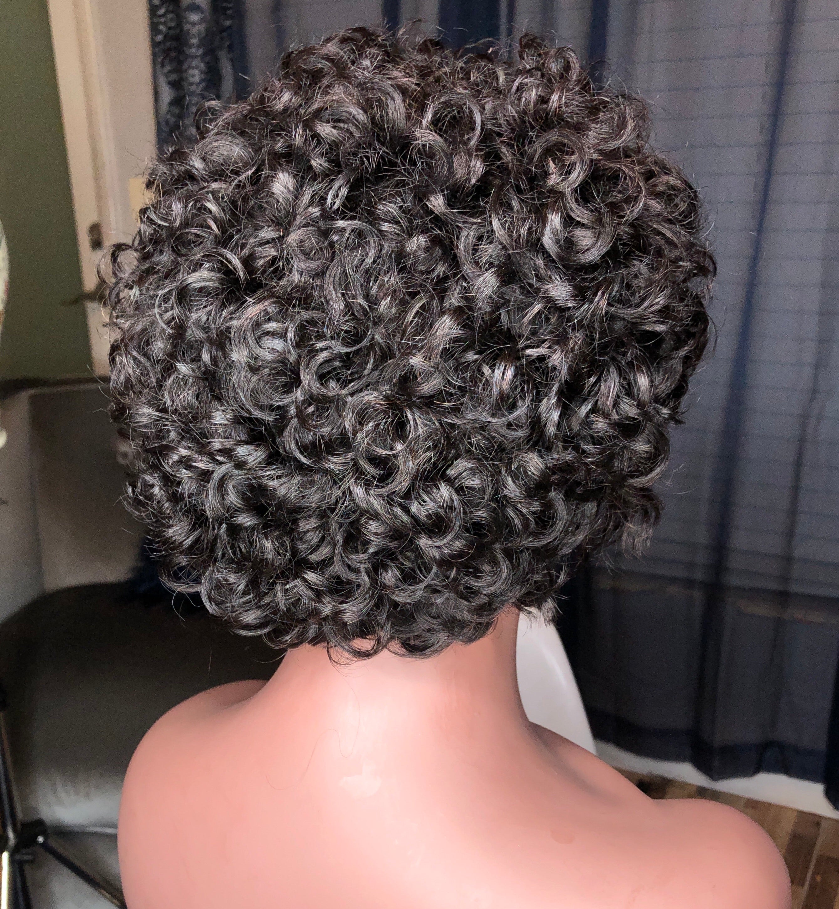 Natural Nia Custom Made Short Style Women's Wig-Curly Cut-Collection
