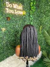 Full Lace Swiss Lace Unit Women's Wig With Beads