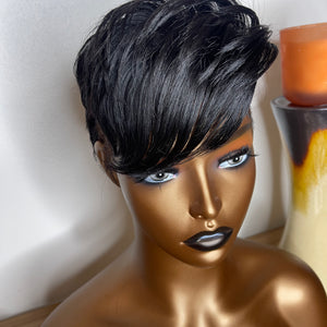 Bossy Pixie Cut Shaved Sides Lace Front Wig