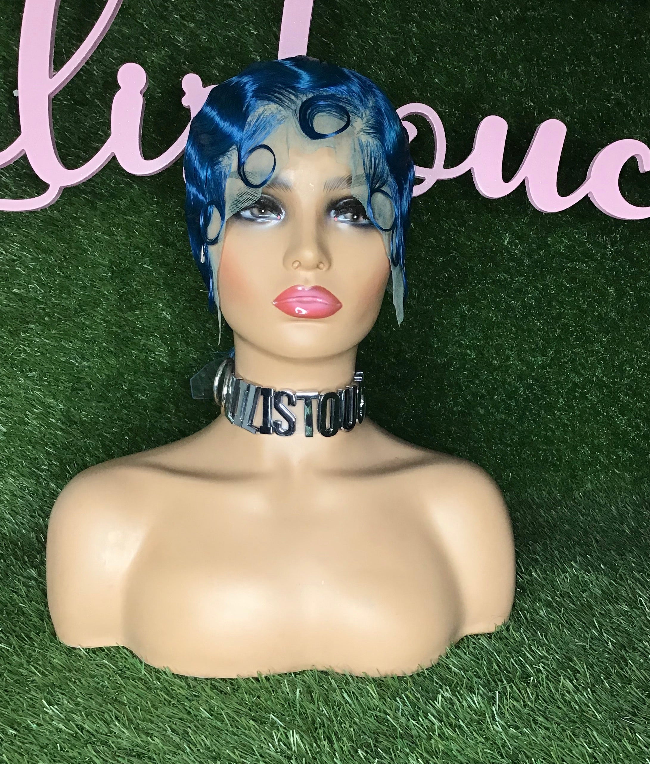 Brazilian Spit Finger Wave Wig  Lace Front