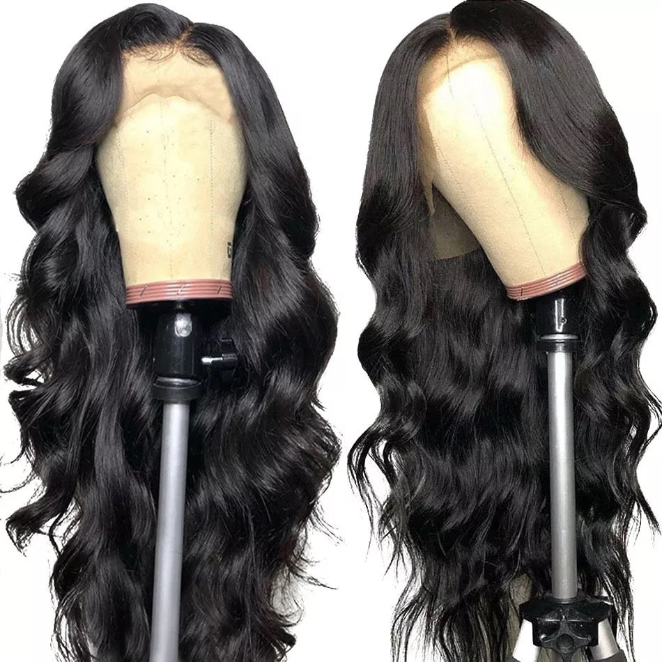 Brazilian Body Wave Transparent Lace Front Women's Wig