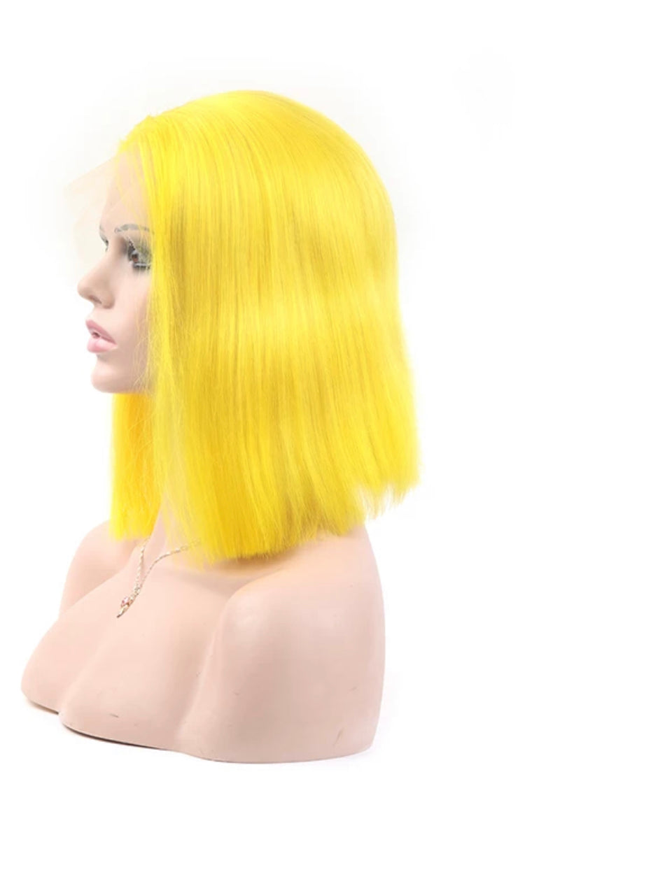 100% Human Hair Lace Front Bob