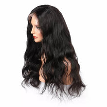Brown Body 100% Human Hair Wave Lace Front Wig