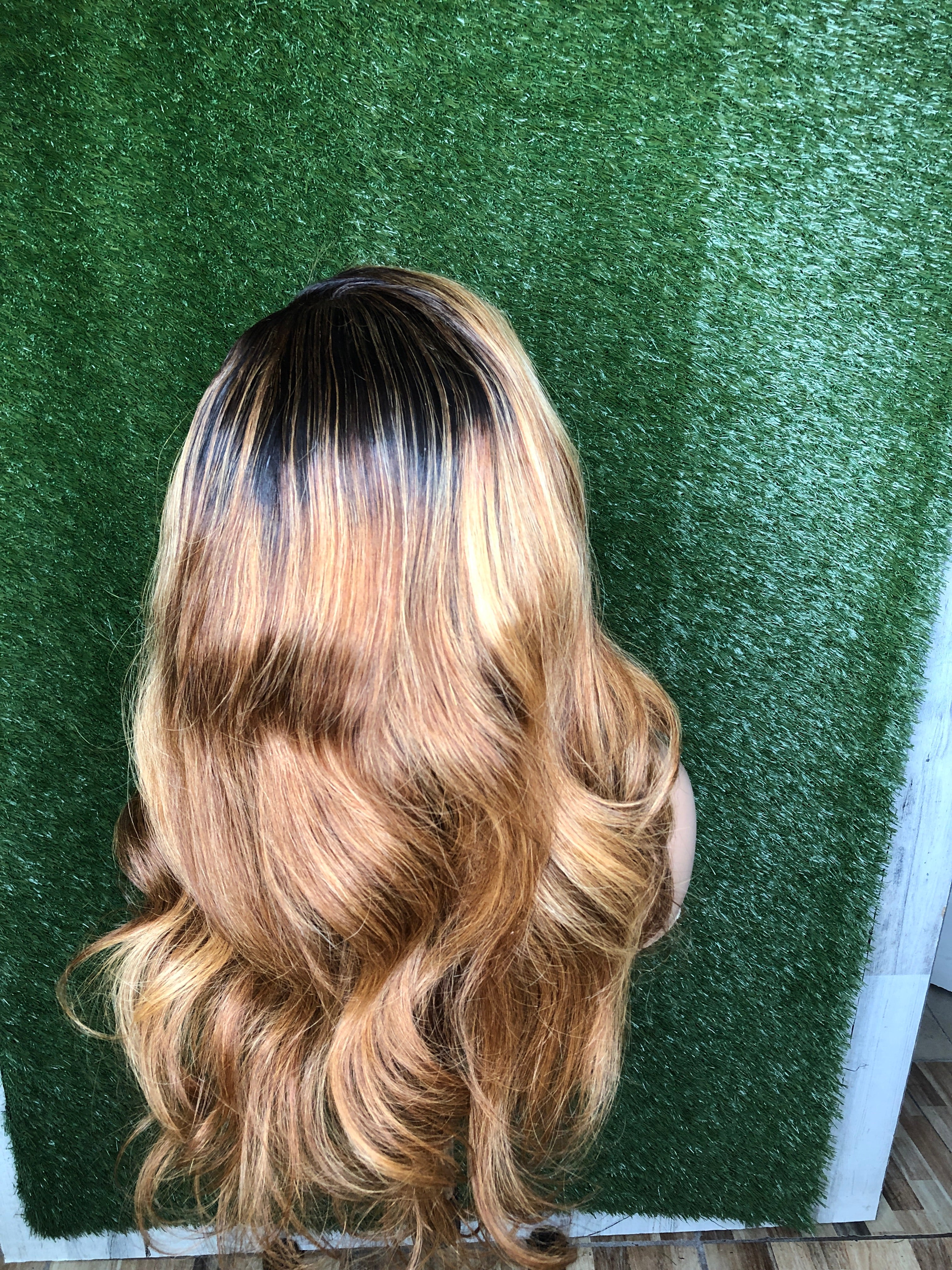 Caramel Swiss Lace Custom Women's Wig