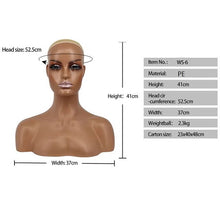 Top Quality PVC  Silicone Mannequin Women's Wig Head